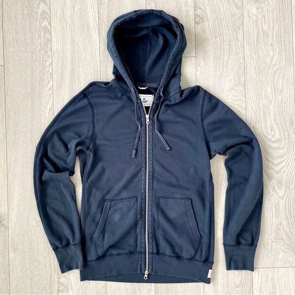 Reigning Champ Slim Midweight Terry Full Zip Hoodie - Picture 1 of 15